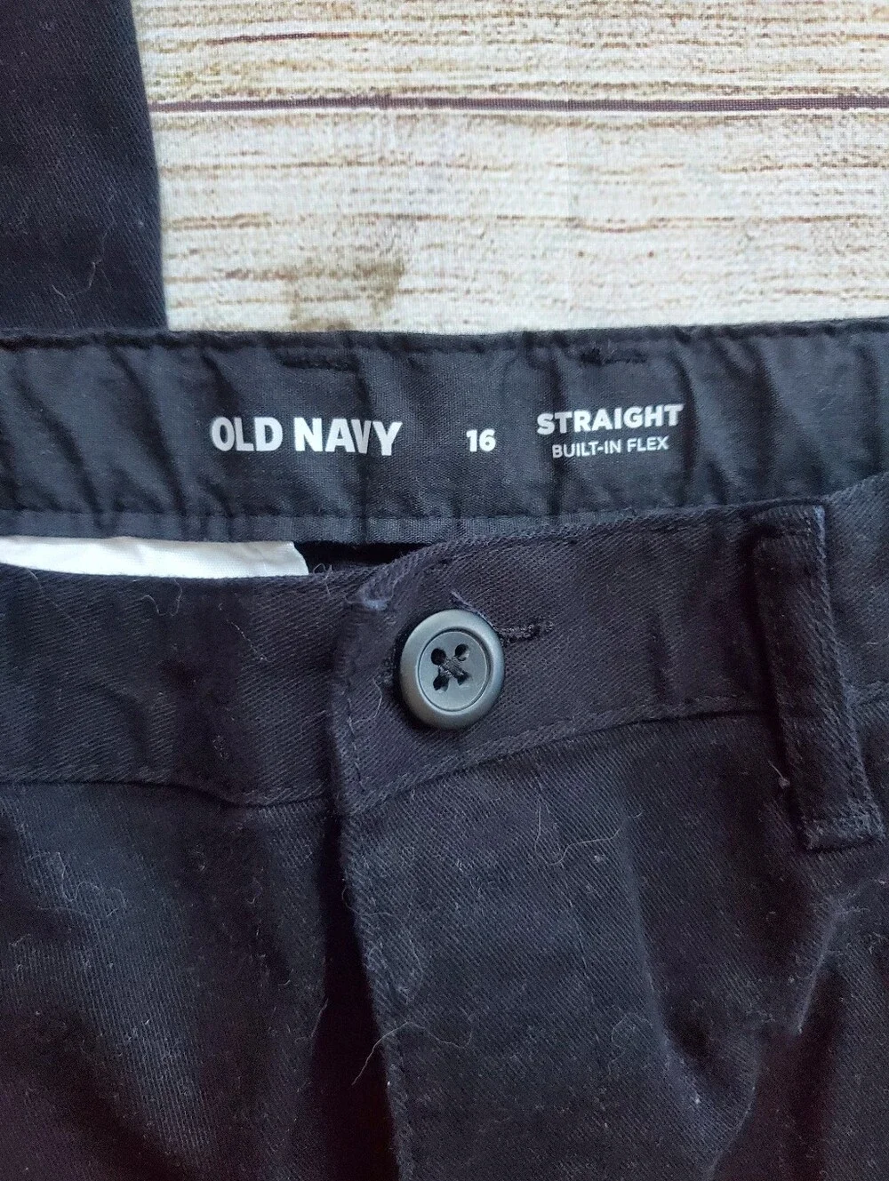 5/$20🌟Old Navy Black Straight Fit Chinos